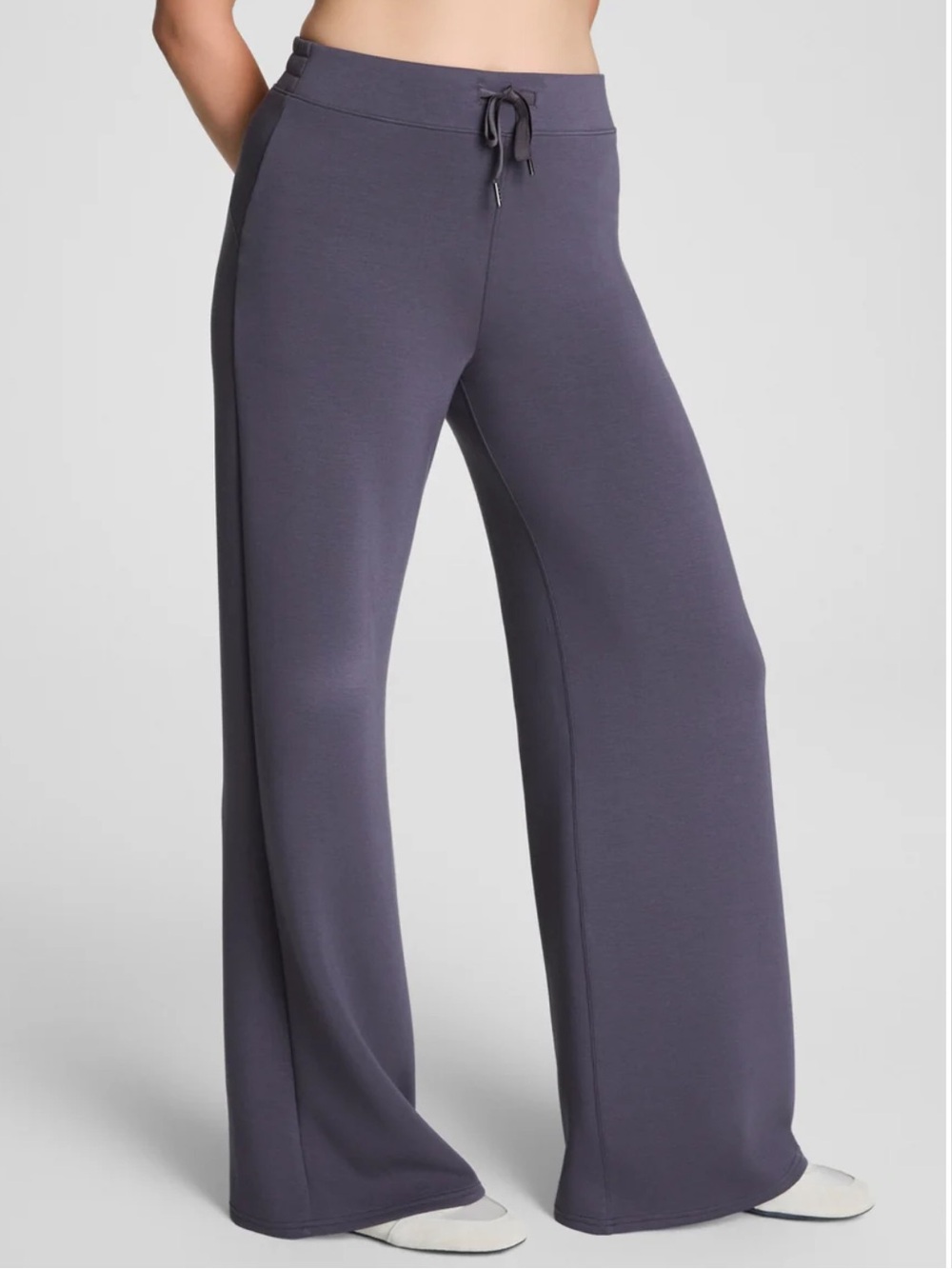 SPANX Air Essentials Wide Leg Pants - Storm - Size Small Petite